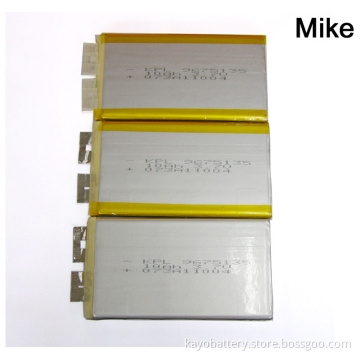 Rechargable Lithium Polymer 3.7V Battery with 5000mAh